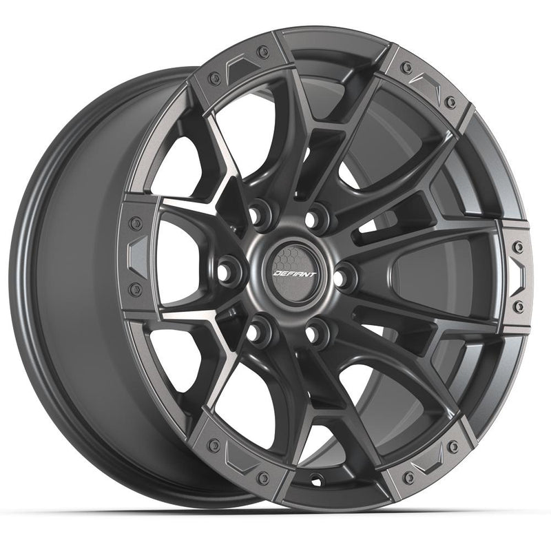 DEFIANT DF04 20x9 6x135 12et Satin Gunmetal Wheel - View 3