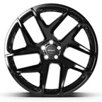 DEFIANT DF05 22x10 5x120 37et Gloss Black Wheel - View 2