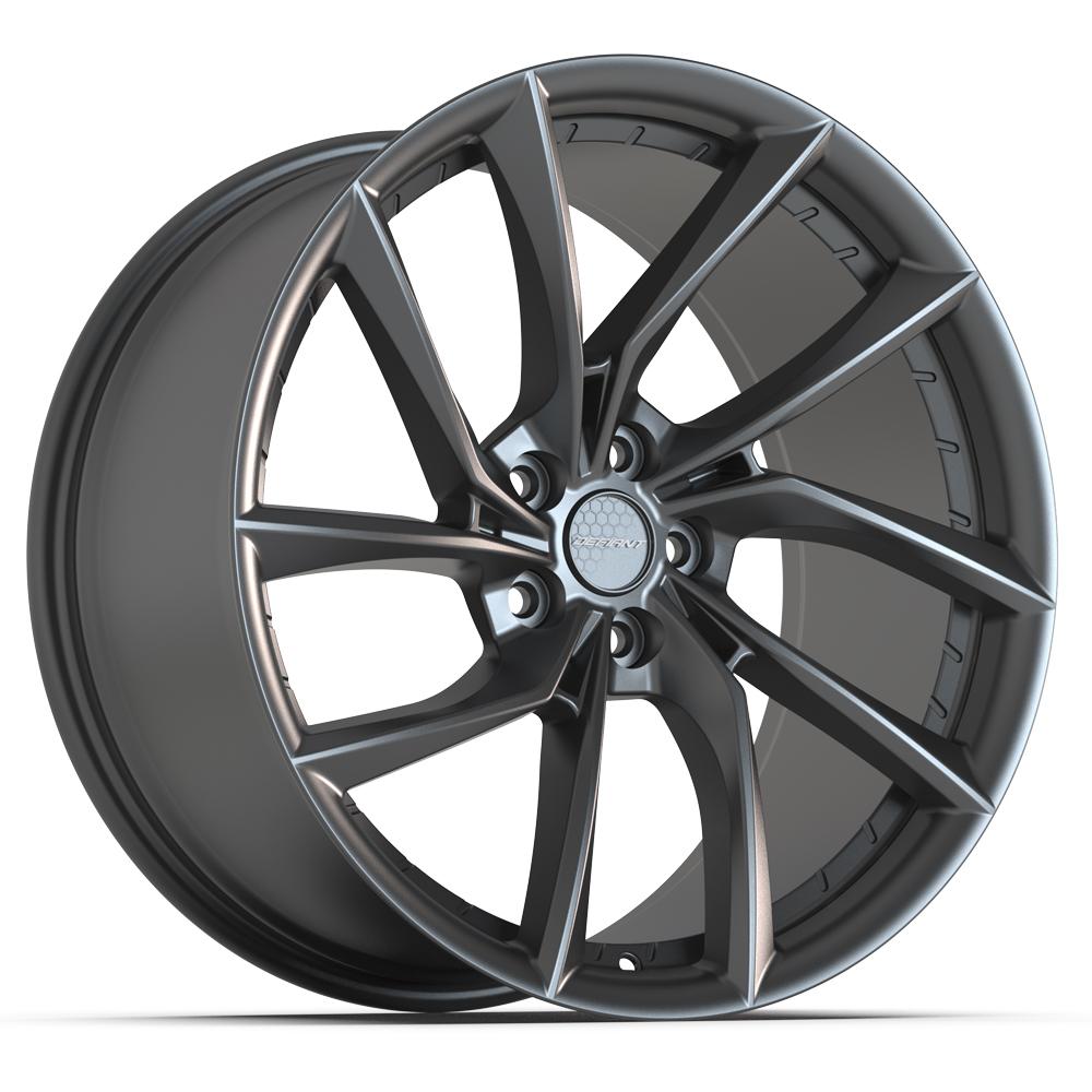 DEFIANT DF06 20x10 5x114.3 35et Dark Satin Charcoal Wheel