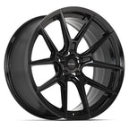 DEFIANT DF08 20x9 5x114.3 35et Gloss Black Wheel - View 3