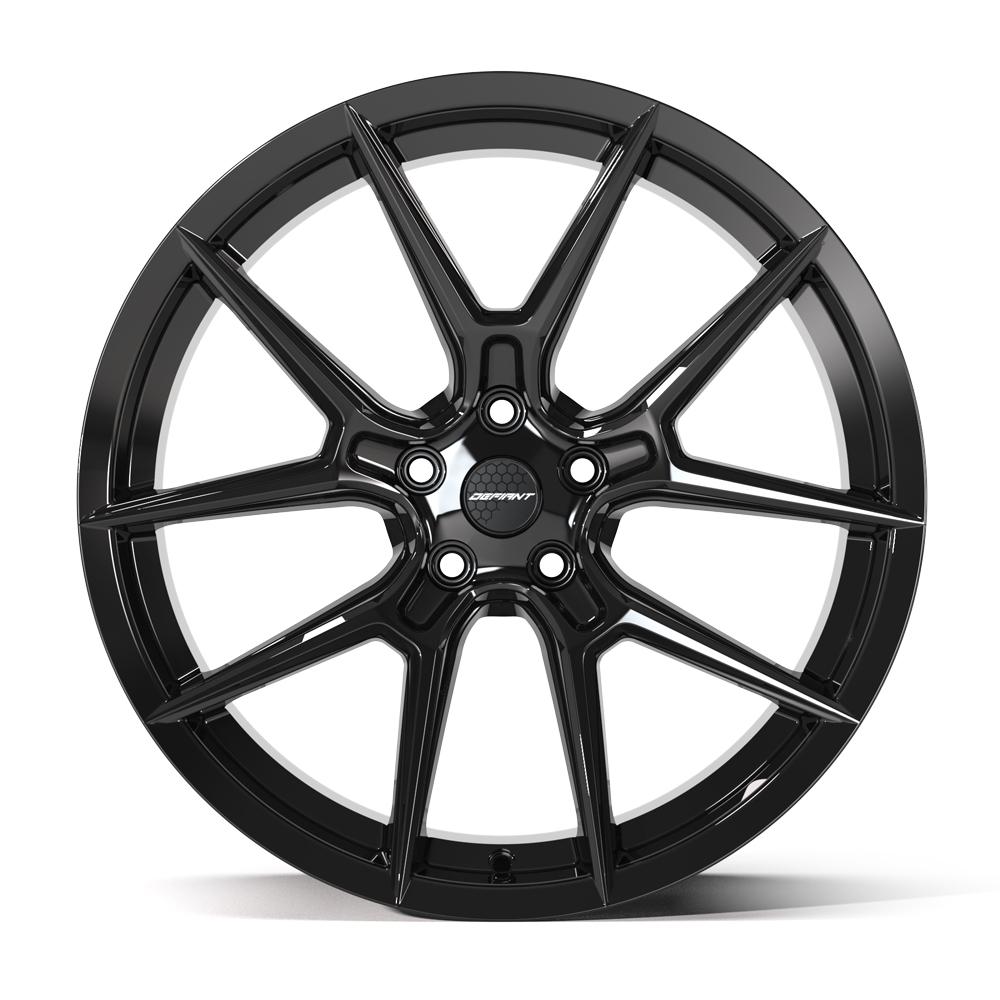 DEFIANT DF08 20x10 5x114.3 38et Gloss Black Wheel - View 2