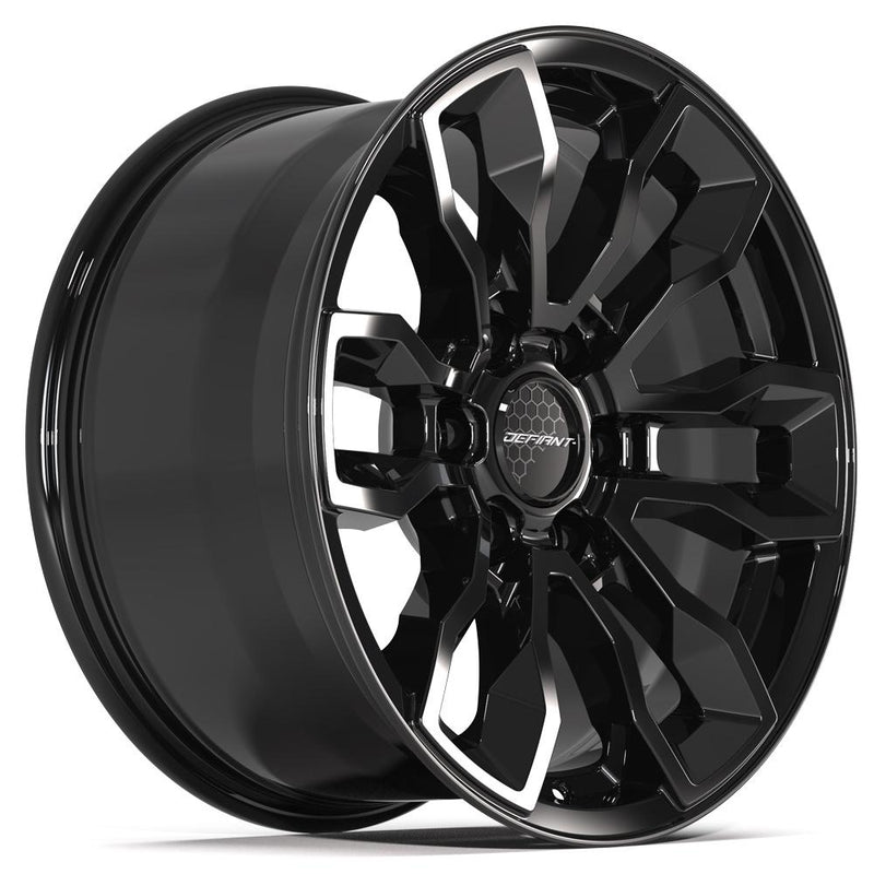 DEFIANT DF15B 18x9 6x139.7 18et Gloss Black Wheel - View 3