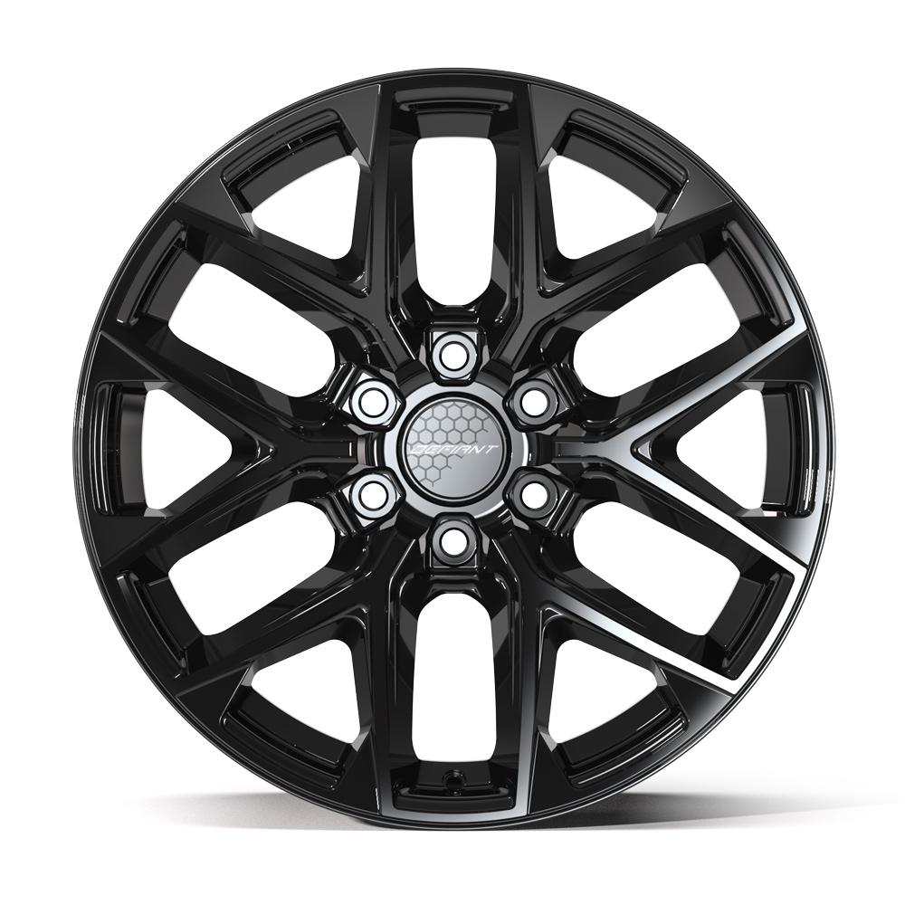 DEFIANT DF17A 20x9 6x139.7 18et Gloss Black Wheel - View 2