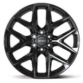 DEFIANT DF17A 22x9 6x139.7 18et Gloss Black Wheel - View 2