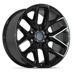 DEFIANT DF17B 20x9 6x139.7 18et Gloss Black Wheel - View 3