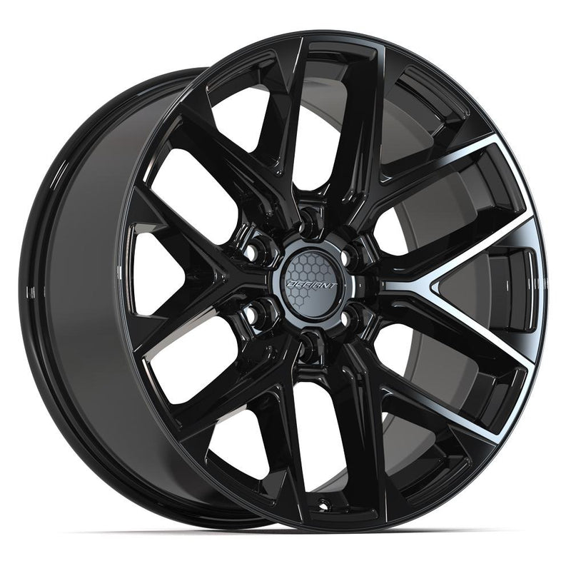 DEFIANT DF17B 20x9 6x139.7 18et Gloss Black Wheel - View 3