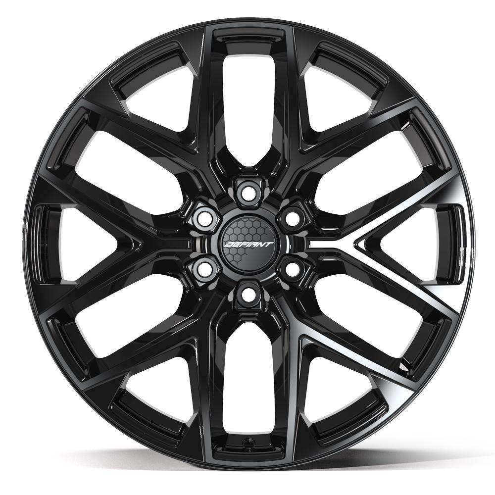 DEFIANT DF17C 22x9 6x135 18et Gloss Black Wheel - View 2