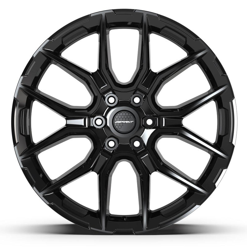 DEFIANT DF18A 22x9 6x139.7 18et Gloss Black Wheel - View 2