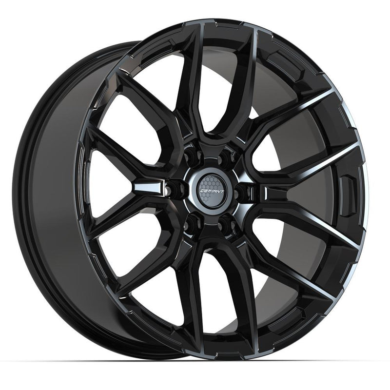 DEFIANT DF18A 22x9 6x139.7 18et Gloss Black Wheel - View 3
