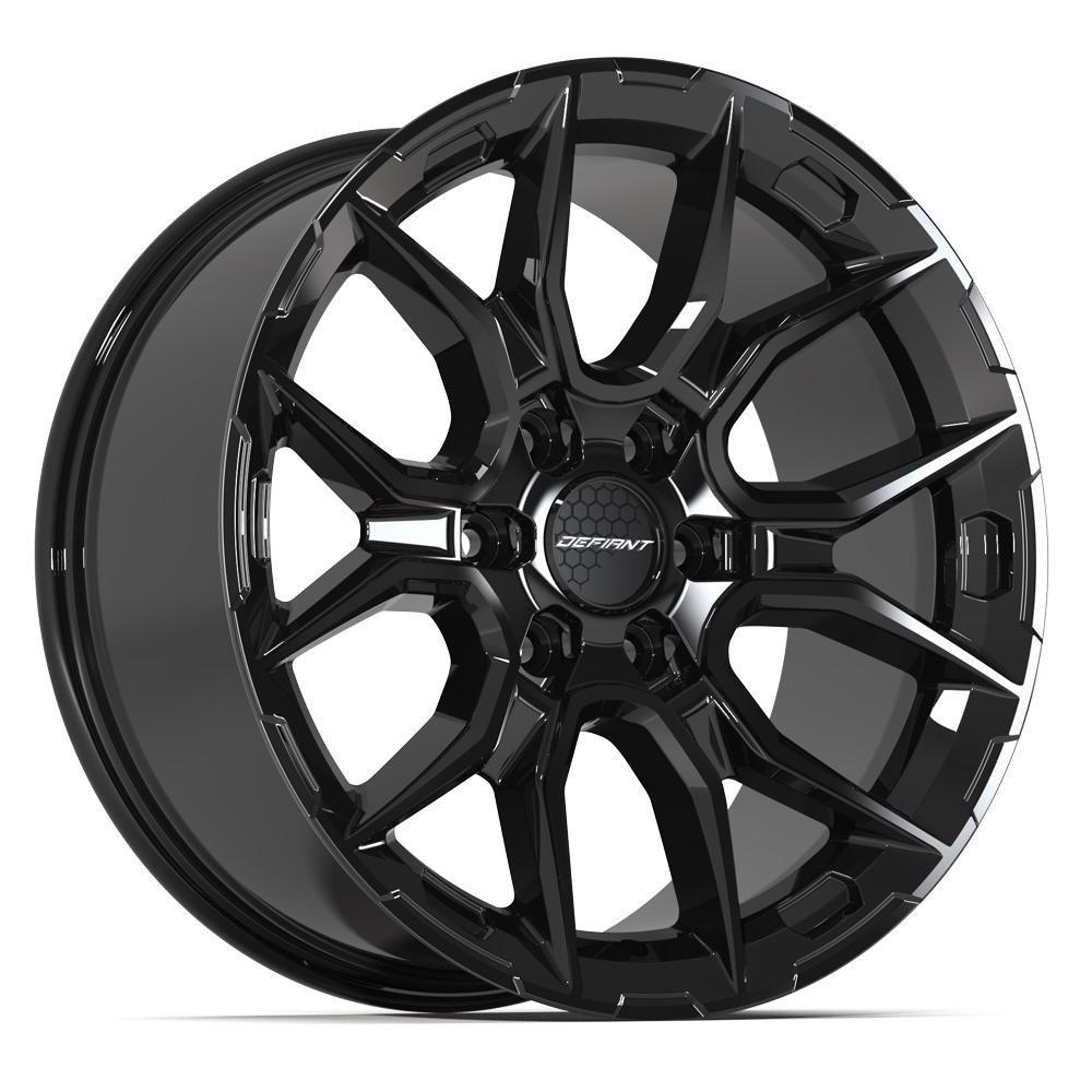 DEFIANT DF18B 20x9 6x139.7 18et Gloss Black Wheel - View 3