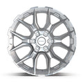 DEFIANT DF18B 20x9 6x139.7 18et Gloss Silver Machined Wheel - View 2