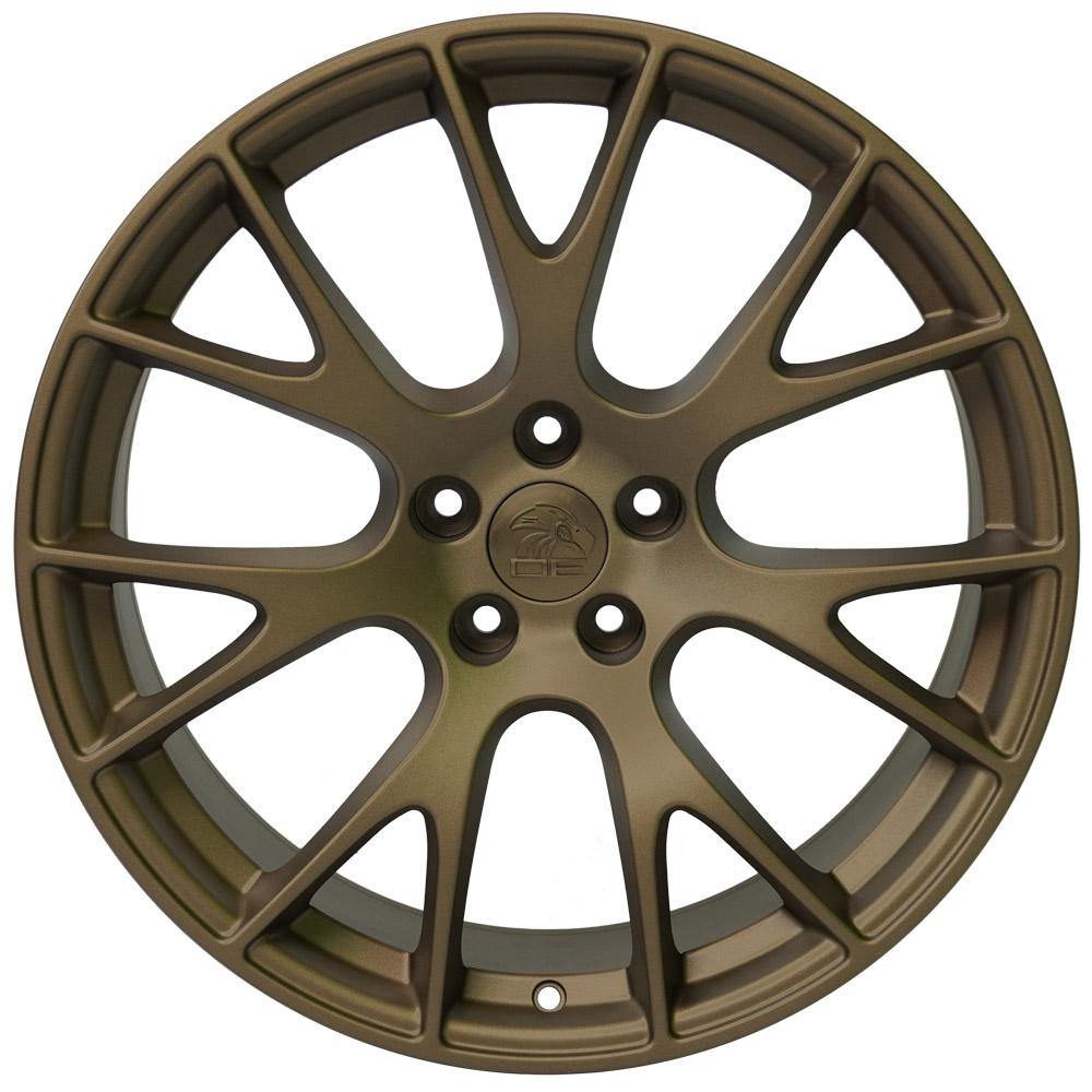 OE Wheels DG15 20x10 5x115 18et Satin Bronze Wheel - View 2