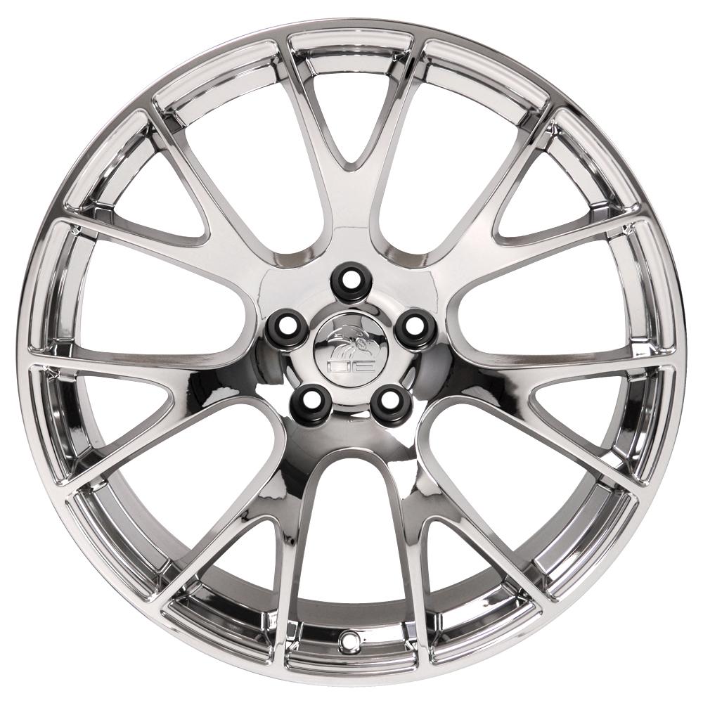 OE Wheels DG69 22x10 5x139.7 25et Chrome Wheel - View 2