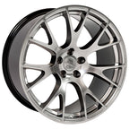 OE Wheels DG15 20x9 5x115 18et Gloss Hyper Black Wheel - View 3