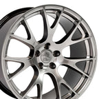 OE Wheels DG15 20x9 5x115 18et Gloss Hyper Black Wheel