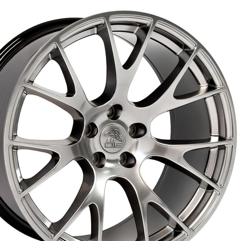 OE Wheels DG15 20x9 5x115 18et Gloss Hyper Black Wheel