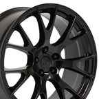 OE Wheels DG15 22x9 5x115 18et Gloss Black Wheel