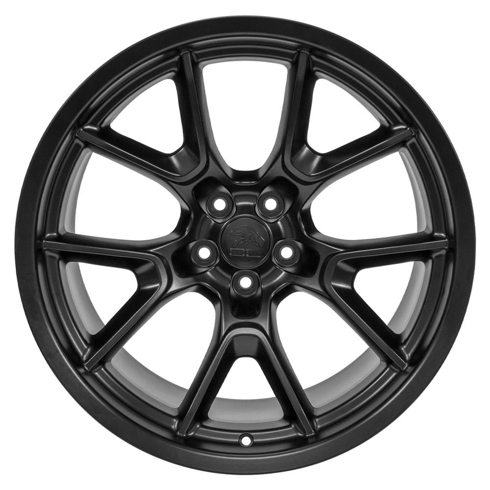 OE Wheels DG21 20x11 5x115 -2.5et Satin Black Wheel - View 2