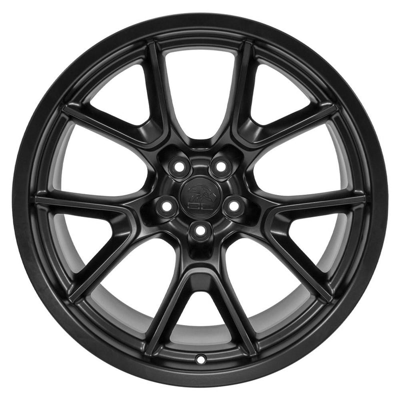 OE Wheels DG21 20x11 5x115 -2.5et Satin Black Wheel - View 2