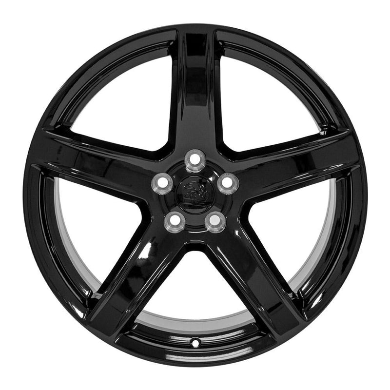 OE Wheels DG22 20x9.5 5x115 18et Gloss Black Wheel - View 2