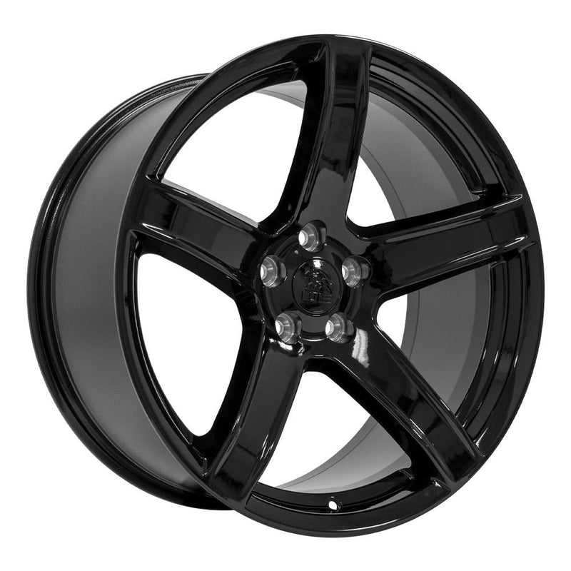 OE Wheels DG22 20x9.5 5x115 18et Gloss Black Wheel - View 3