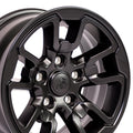 OE Wheels DG55 17x8 5x139.7 18et Satin Black Wheel