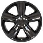 OE Wheels DG65 20x9 5x139.7 19et Satin Black Wheel - View 2
