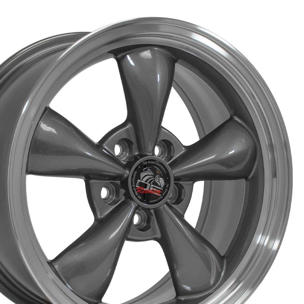 OE Wheels FR01 17x9 5x114.3 24et Gloss Anthracite Machined Lip Wheel