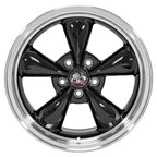 OE Wheels FR01 17x9 5x114.3 24et Gloss Black Machined Lip Wheel - View 2
