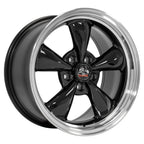 OE Wheels FR01 17x9 5x114.3 24et Gloss Black Machined Lip Wheel - View 3