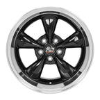 OE Wheels FR01 17x10.5 5x114.3 27et Gloss Black Machined Lip Wheel - View 2