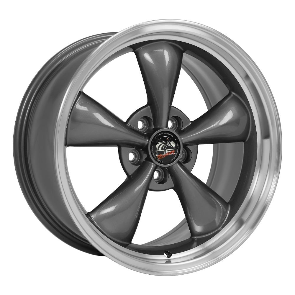 OE Wheels FR01 18x9 5x114.3 24et Gloss Anthracite Machined Lip Wheel - View 3
