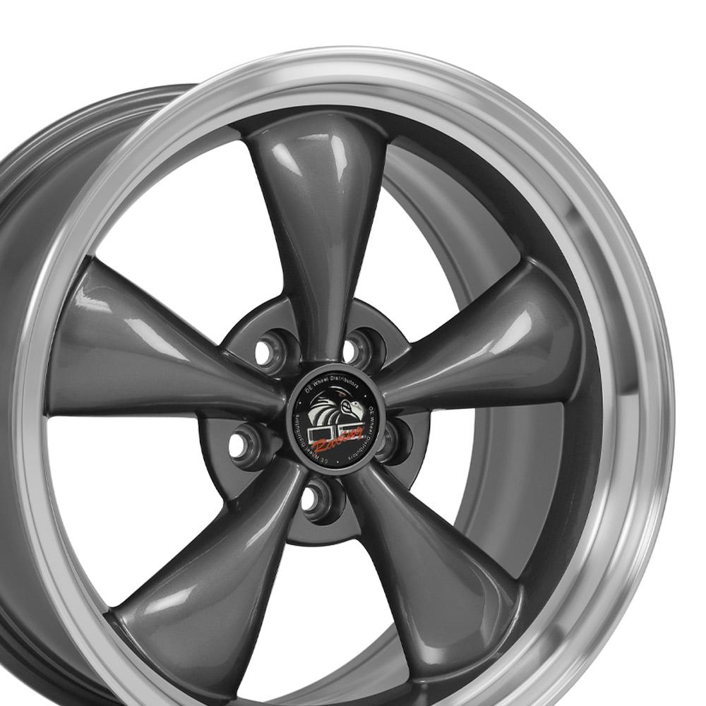 OE Wheels FR01 18x9 5x114.3 24et Gloss Anthracite Machined Lip Wheel