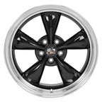 OE Wheels FR01 18x9 5x114.3 24et Gloss Black Machined Lip Wheel - View 2