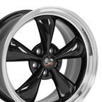 OE Wheels FR01 18x9 5x114.3 24et Gloss Black Machined Lip Wheel