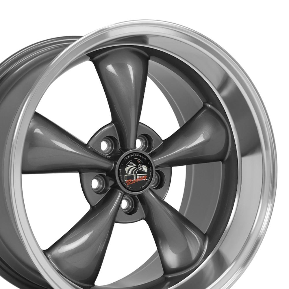 OE Wheels FR01 18x10 5x114.3 22et Gloss Anthracite Machined Lip Wheel