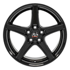 OE Wheels FR06B 18x9 5x114.3 24et Gloss Black Wheel - View 2