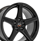 OE Wheels FR06B 18x9 5x114.3 24et Gloss Black Wheel