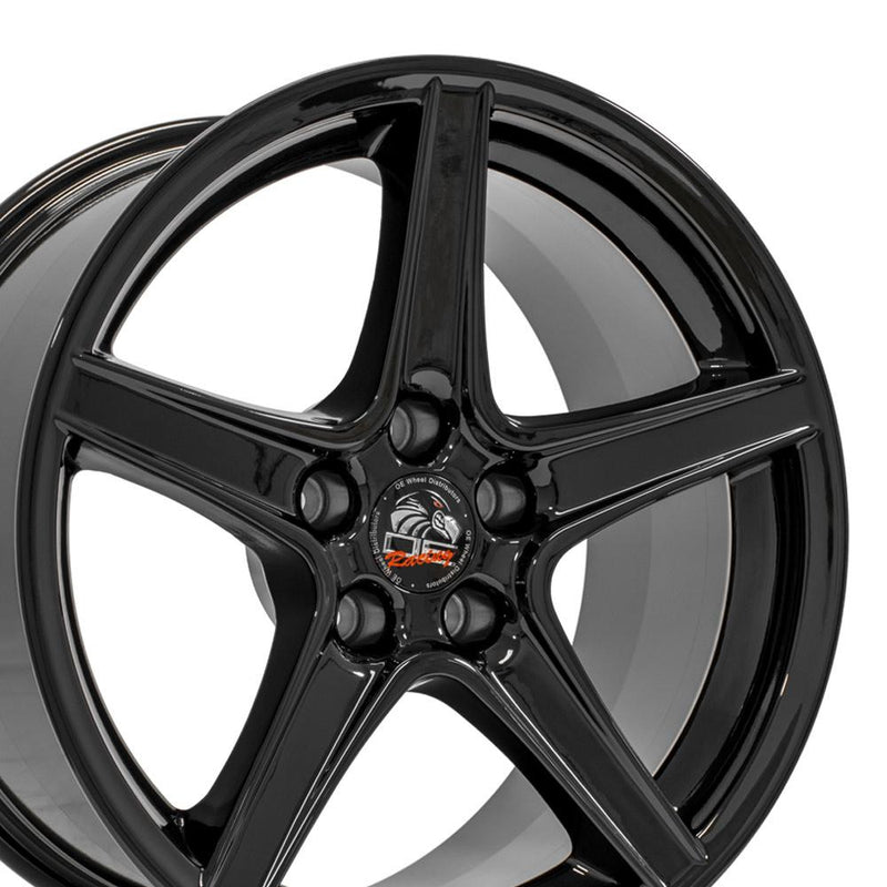 OE Wheels FR06B 18x9 5x114.3 24et Gloss Black Wheel