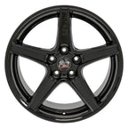 OE Wheels FR06B 18x10 5x114.3 22et Gloss Black Wheel - View 2