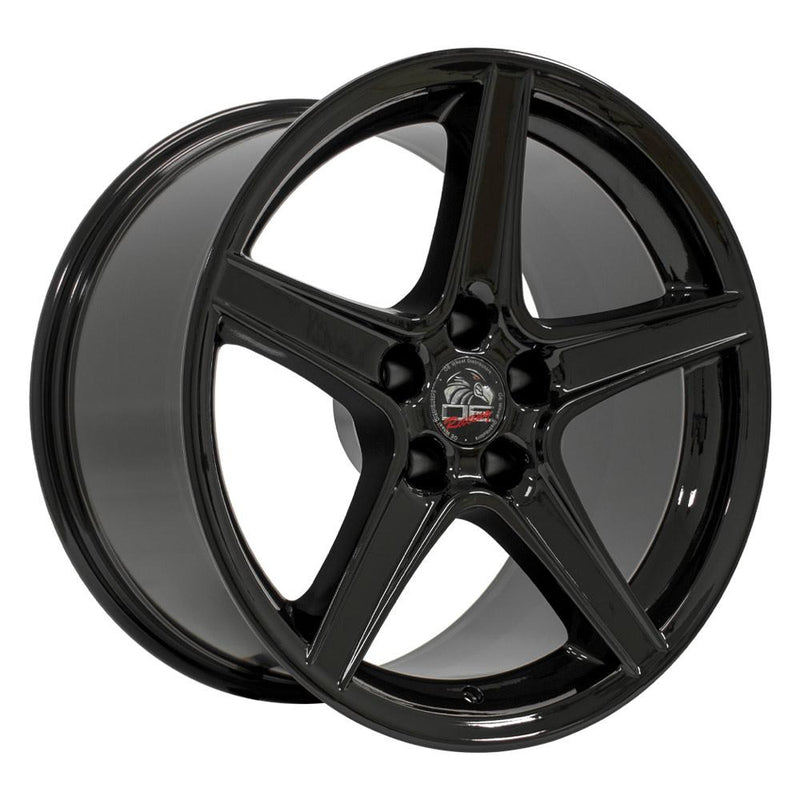OE Wheels FR06B 18x10 5x114.3 22et Gloss Black Wheel - View 3