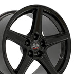 OE Wheels FR06B 18x10 5x114.3 22et Gloss Black Wheel