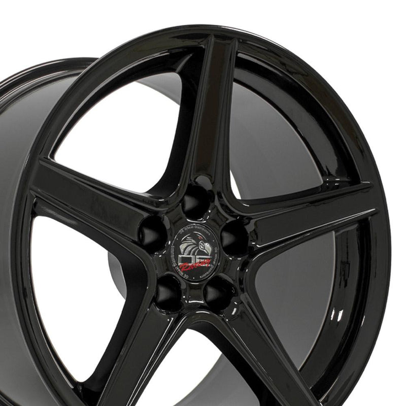 OE Wheels FR06B 18x10 5x114.3 22et Gloss Black Wheel