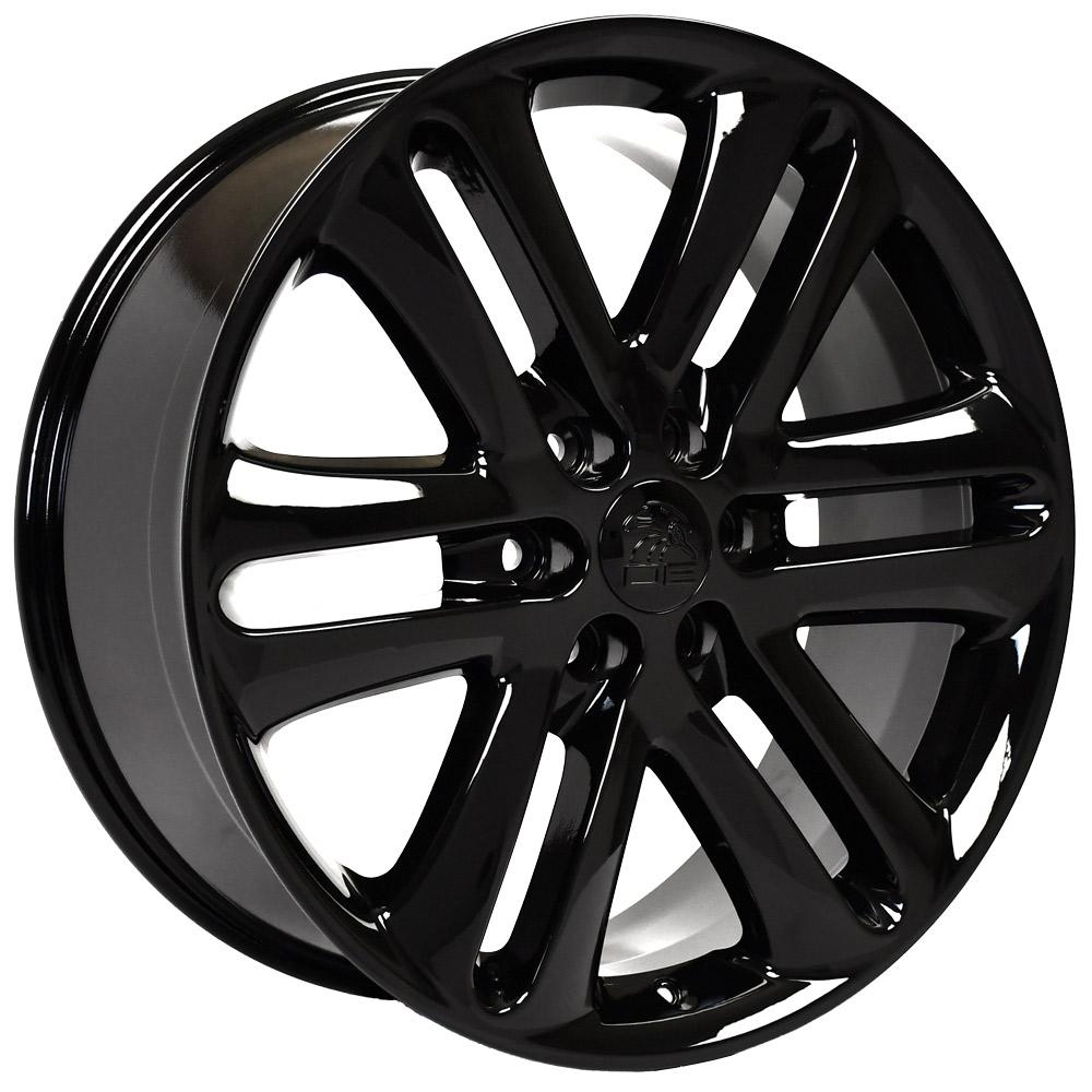 OE Wheels FR76 22x9 6x135 44et Gloss Black Wheel - View 3