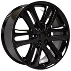 OE Wheels FR76 22x9 6x135 44et Gloss Black Wheel - View 3