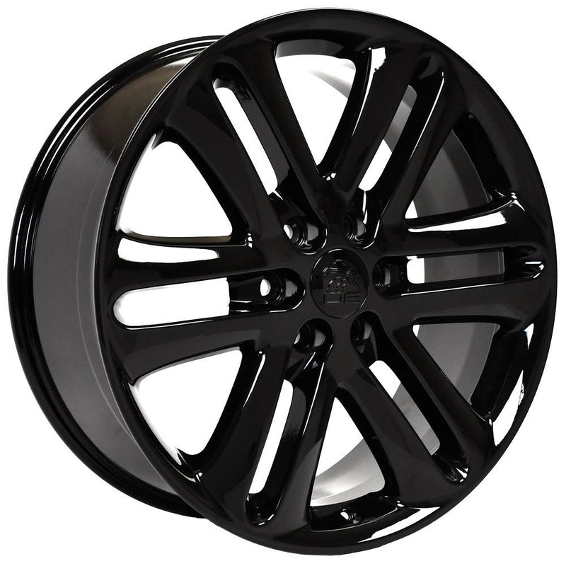 OE Wheels FR76 22x9 6x135 44et Gloss Black Wheel - View 3