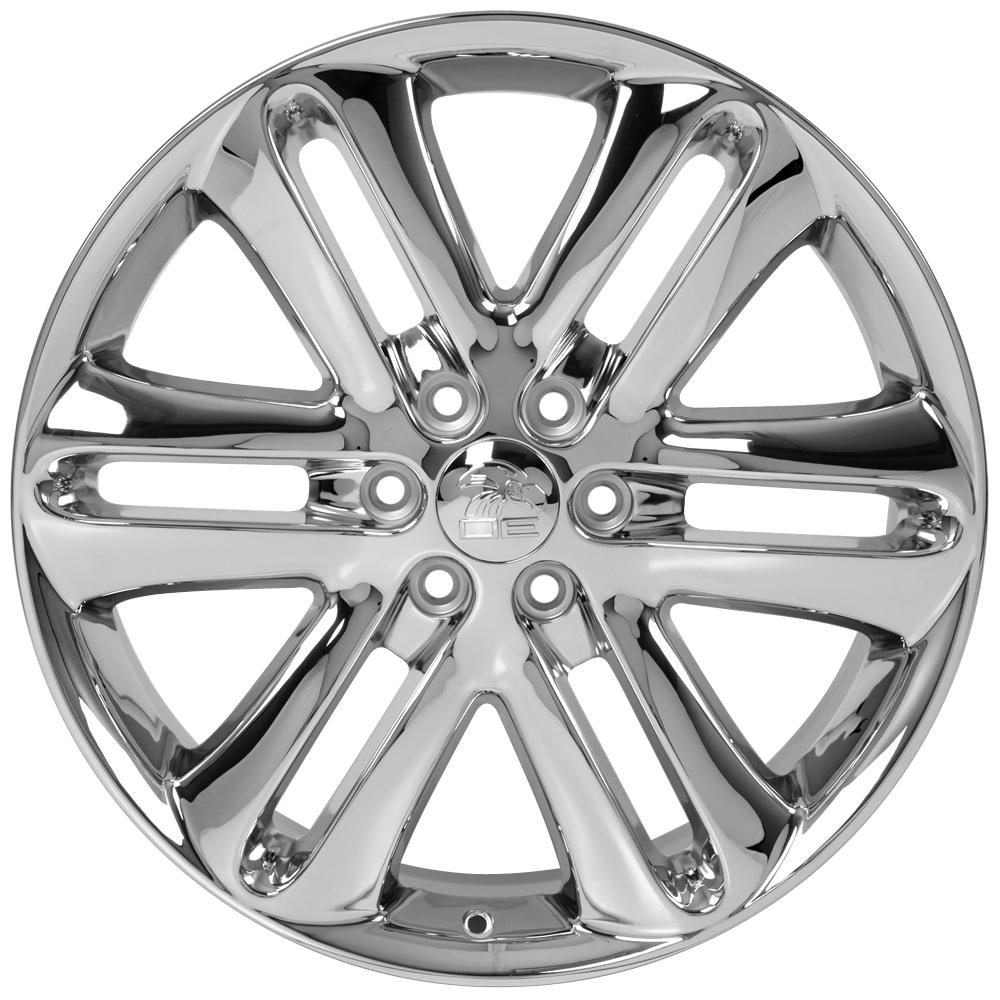 OE Wheels FR76 22x9 6x135 44et Chrome Wheel - View 3