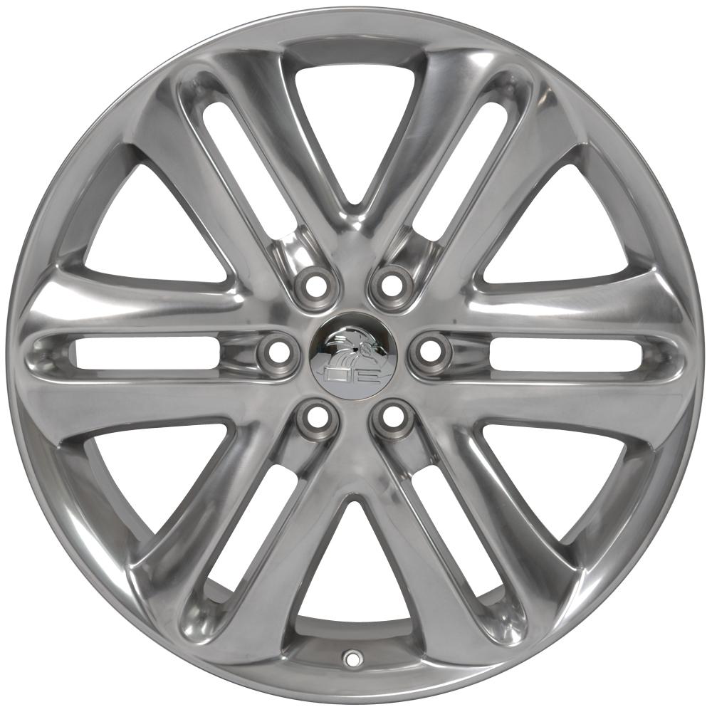OE Wheels FR76 22x9 6x135 44et Polished Wheel - View 2