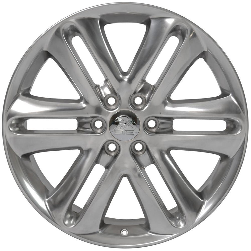 OE Wheels FR76 22x9 6x135 44et Polished Wheel - View 2