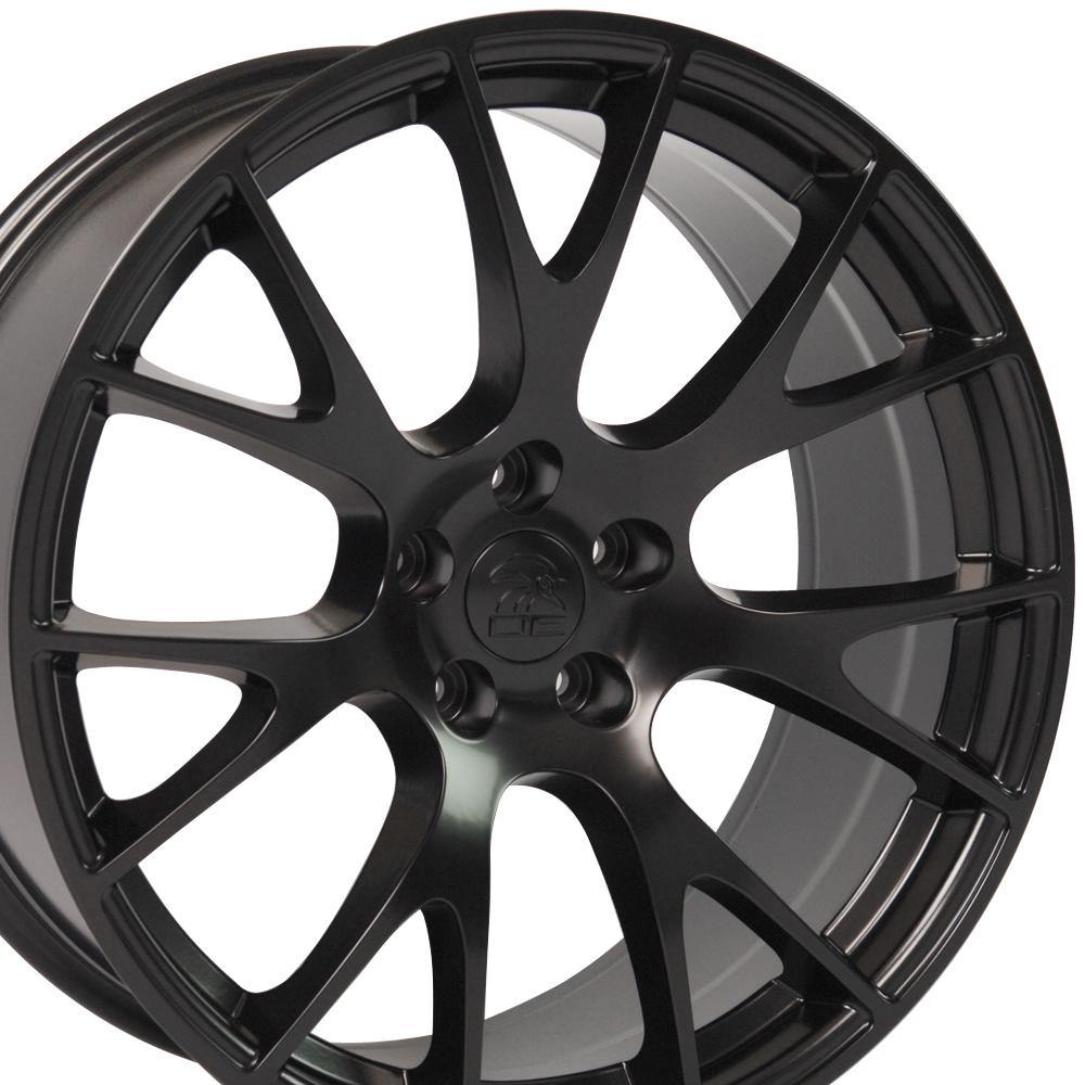 OE Wheels DG69 22x10 5x139.7 25et Satin Black Wheel